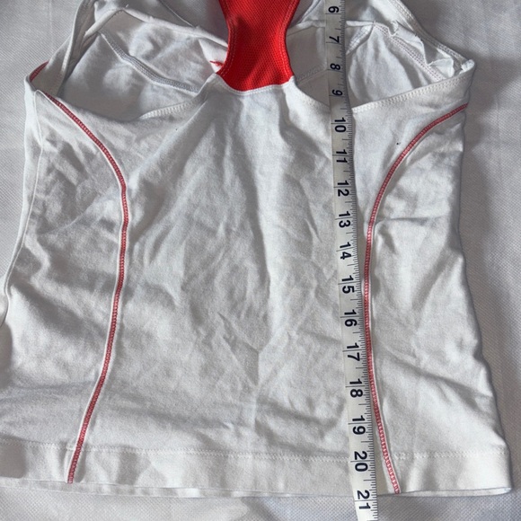 Nike White Tank Top with Red Accents - Picture 9 of 10